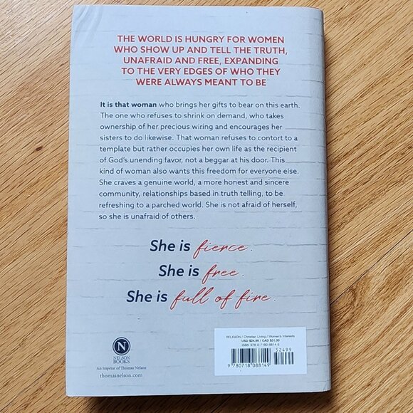 Fierce Free Fire: The Guide To Being Glorious You Hardcover By Jen Hatmaker - Picture 7 of 8